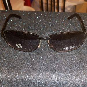 Express Sporty Metal Rim Sunglasses w.Free Case